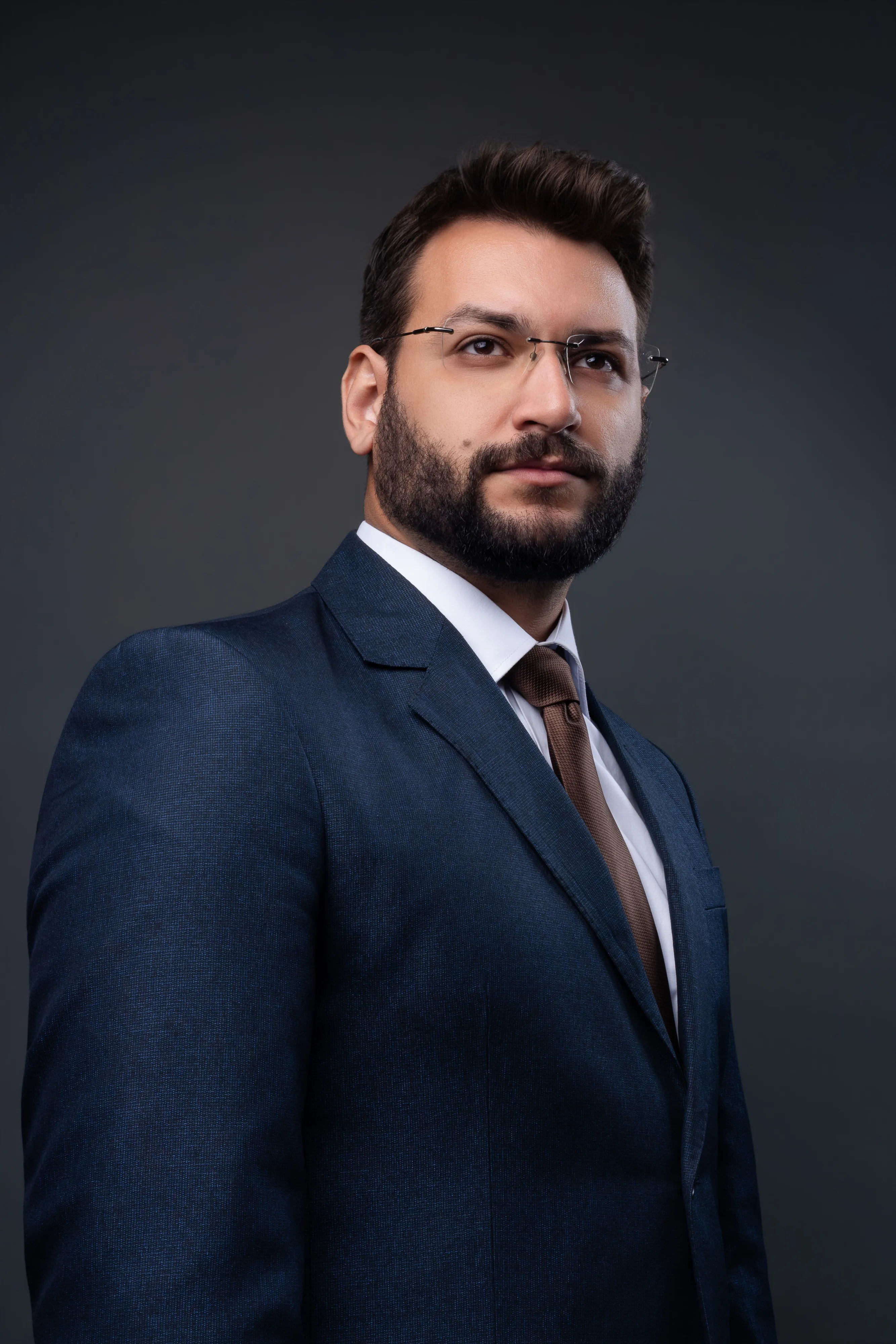 Jeferson Feige em retrato profissional